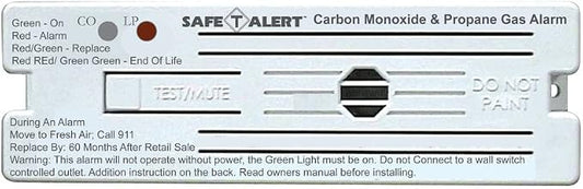 Safe-T-Alert by MTI Industries 35-741-WT Dual LP/CO Alarm - 12V by SafeTAlert