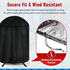 iCOVER Round Grill Cover, Waterproof Charcoal Kettle Grill Cover, UV Resistant - Image 4