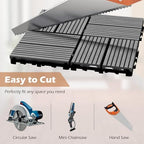 GIANTEX 18 PCS Interlocking Deck Tiles - Image 7