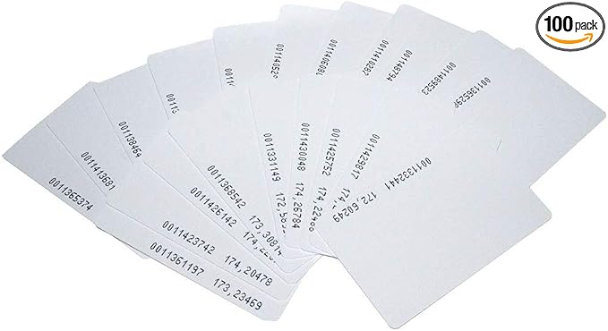Meikuler 125Khz RFID Proximity Cards, 0.8mm ID Card by Meikuler