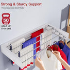 Wall Mounted Drying Rack 31.5", Foldable Laundry Drying Rack - Image 5