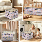Cute Boho Floral Shoe Organizer - Image 7