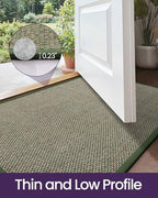 DEXI Ultra Thin Indoor Door Mat 17x30, Entrance Doormats - Image 6