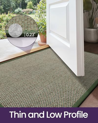 DEXI Ultra Thin Indoor Door Mat 17x30, Entrance Doormats - Image 6