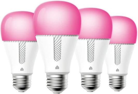 Kasa Smart Light Bulbs, 1000 Lumens High Brightness, 16M Color Changing by KasaSmartbyTP-Link