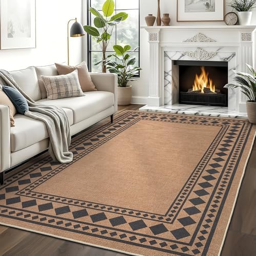 GarveeHome Easy Jute Rug 9x12 Washable Jute Rugs - Image 3