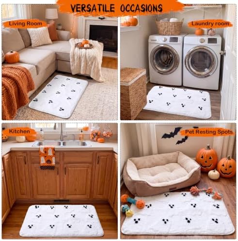 Capoda 1 Pcs Halloween Ghost Bathroom Rug 20 x 30 Inch - Image 5