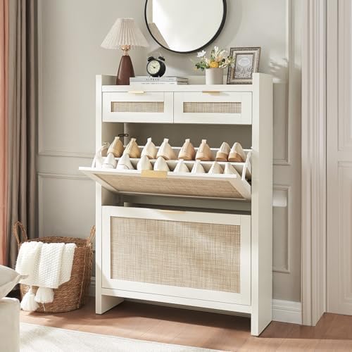 HOKYHOKY Rattan Shoe Storage Cabinet by HOKYHOKY