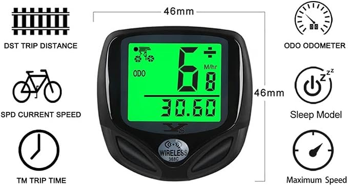SY Bicycle Speedometer and Odometer Wireless Waterproof Cycle Bike Computer - Image 2
