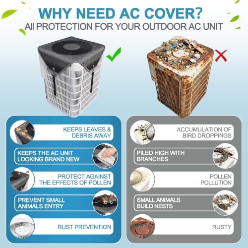 Enzeno 36x36 Central Air Conditioner Cover AC Covers - Image 2