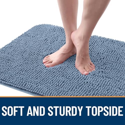 OLANLY Dog Door Mat for Muddy Paws 70x46, Super Absorbent Chenille Mud Mat - Image 4