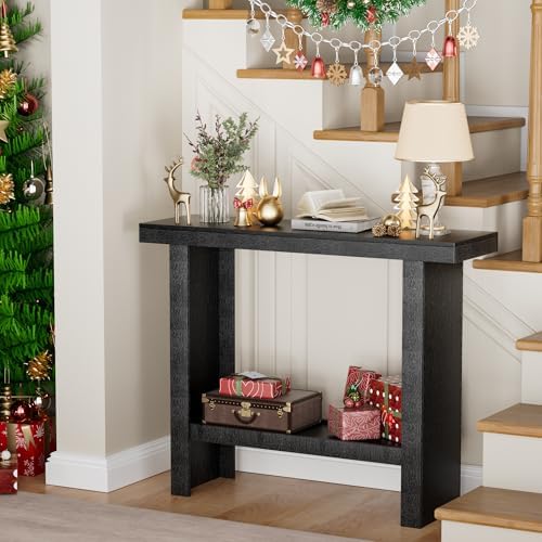 Console Table, 39.3" Rectangular Modern Entryway Table - Image 6