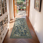 jinchan 2x5 Runner Rug Floral Vintage Washable Area Rug - Image 4
