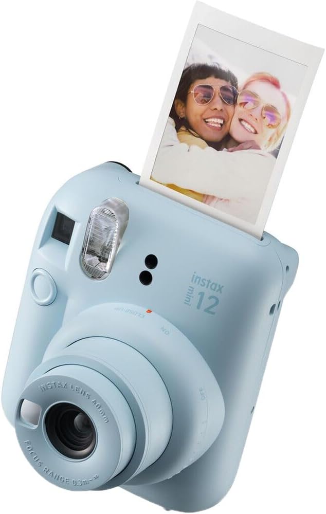 FUJIFILM INSTAX Mini 12 Instant Film Camera | Pastel Blue Bundled - Image 5