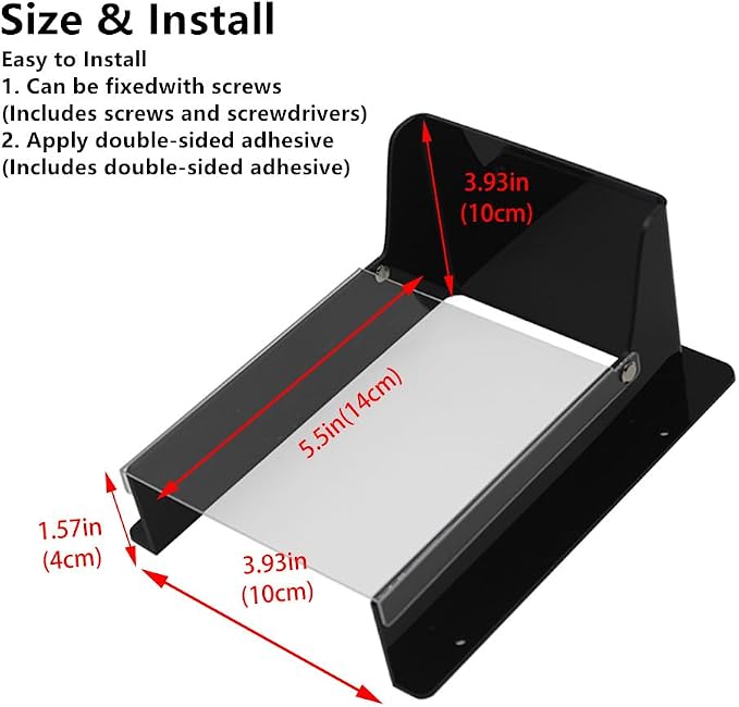 Doorbell Rain Cover, Gate Outdoor Keypad Cover, Universal Flip-Open Rain Shield - Image 5