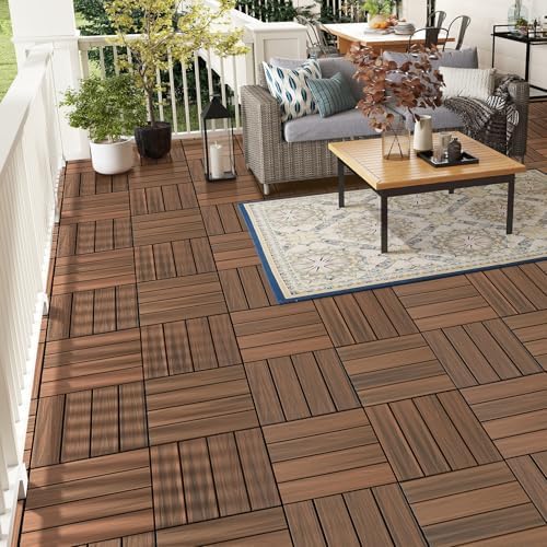 Skypatio Interlocking Deck Tiles 9 PCS, Poolside & Garden - Image 6