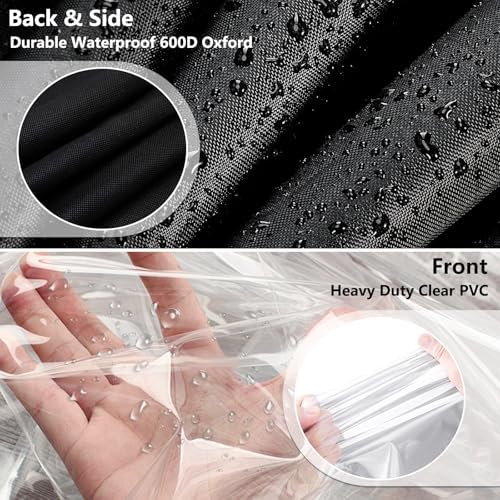 Wire Rack Covers, Heavy Duty 600D Dustproof Waterproof Storage Rack Covers - Image 3