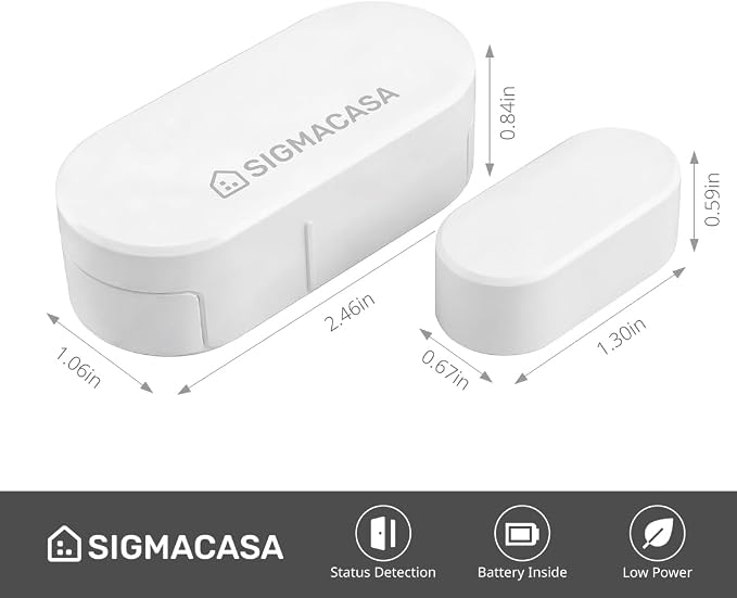 Matter Smart Door and Window Sensor, Thread Contact Sensor - Image 2