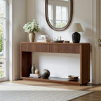 Evermagin 59'' Walnut Console Table by Evermagin