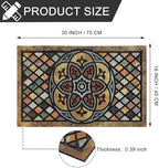 CHICHIC Welcome Door Mat 18 x 30 Inch Front Doormat Outdoors - Image 3