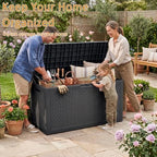 180 Gallon Outdoor Storage Box, Large Waterproof Patio Deck Box - Image 6