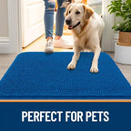 OLANLY Dog Door Mat for Muddy Paws 54x24, Super Absorbent Chenille Mud Mat - Image 6