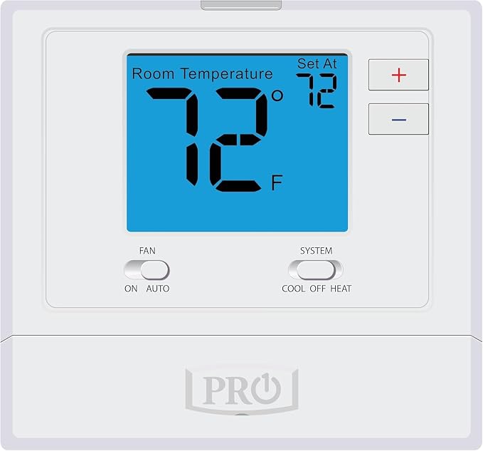 PRO1 T701 Single Stage Non-Programmable Wall Thermostat by PRO1+IAQ