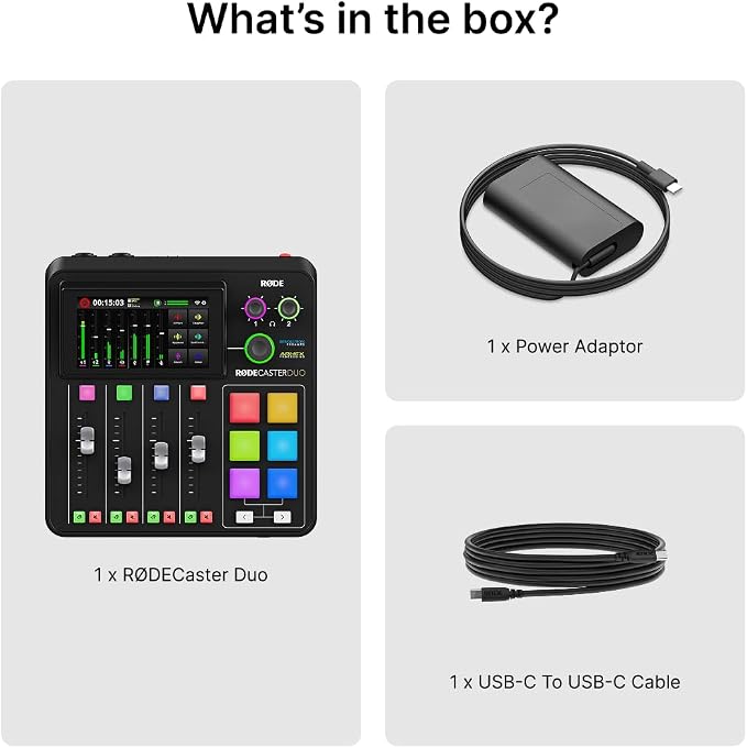 RØDE RØDECaster Duo Compact All-in-One Audio Production Solution - Image 10