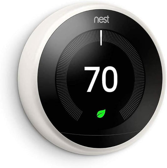 Google Nest Learning Thermostat 3rd Generation, Compatible by Amazon+Renewed
