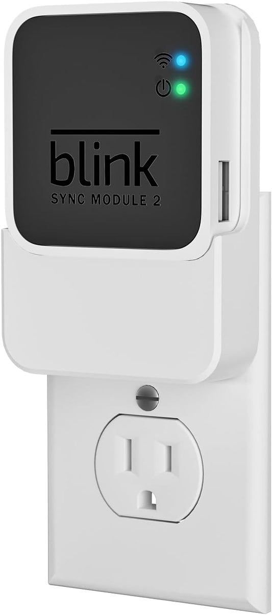 Outlet Wall Mount for Blink Sync Module 2, 2-in-1 Charging Station by Aaeytby
