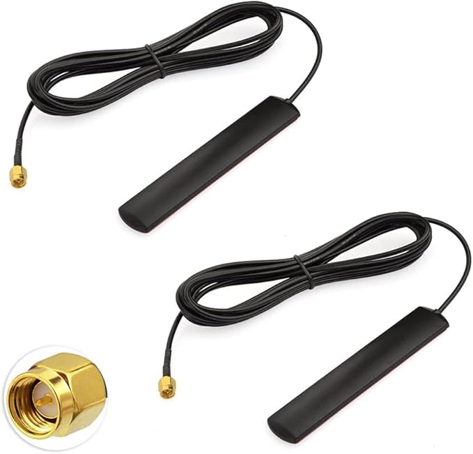 Superbat 4G LTE Antenna Omni-Directional Adhesive Mount Mimo Antenna by SUPERBAT