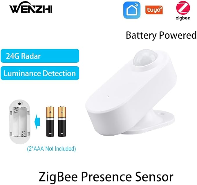 Presence Sensor Wireless, WenzhiIoT Smart Motion Sensor Zigbee 24 GHz Radar - Image 2