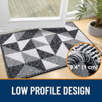 OLANLY Door Mat Indoor Entrance Washable 47x23, Odor-Free Low-Profile Front - Image 4