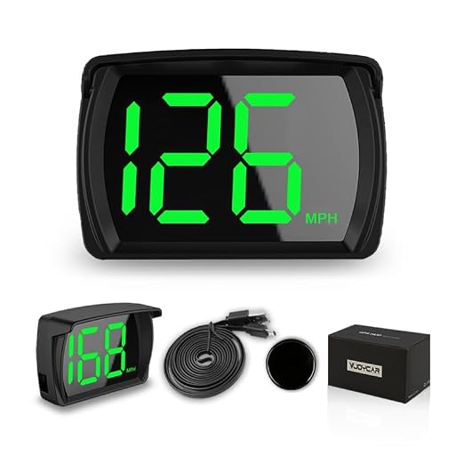 VJOYCAR New Speedometer HUD GPS Digital Speed Meter MPH Speedo Head Up Display - Image 2