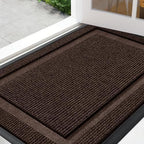 Front Door Mat Outside Entrance Indoor Doormat, Outdoor Door Mats by IMHOME