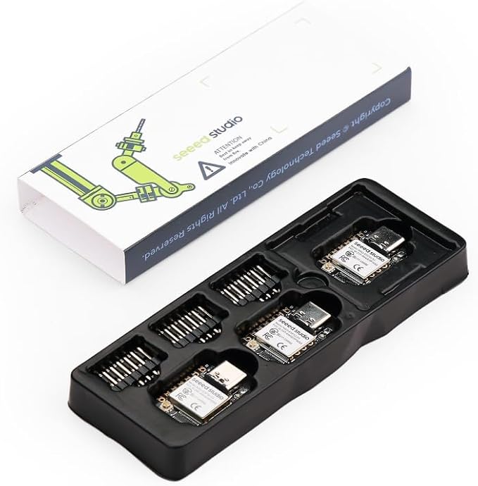 XIAO ESP32S3 3PCS Pack- 2.4GHz WiFi, BLE 5.0, 8MB PSRAM, 8MB Flash, Battery - Image 3