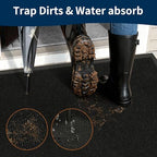 3'X20' Commercial Doormats, Thick Heavy-duty Custom Rubber Door Mat Outside - Image 3