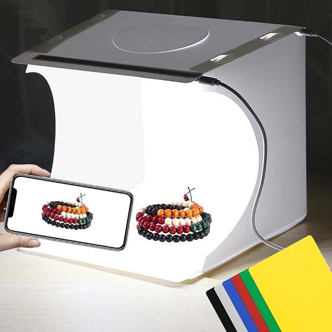 Photo Light Box 10" Portable Folding Photography Light Tent kit by DEPTHLAN