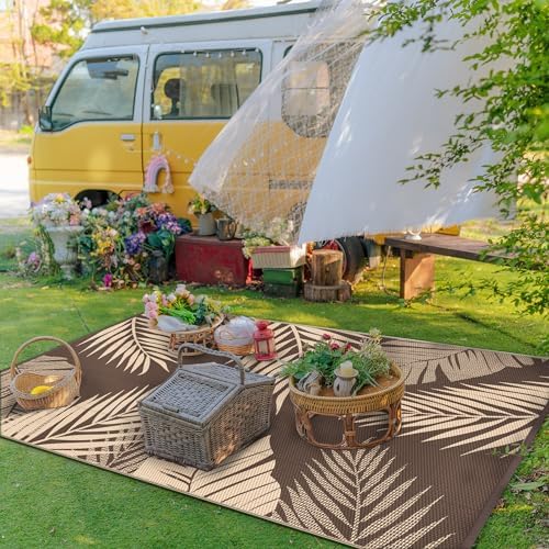 GENIMO Outdoor Rug, Waterproof Plastic Rugs - Image 3