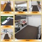 Ottomanson 2x8 Runner Rug, Non-Slip Dirt Trapper Indoor Outdoor Door Mat - Image 4