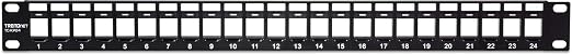 TRENDnet 24-Port Blank Keystone 1U Patch Panel, 1U 19" Metal Rackmount Housing - Image 6