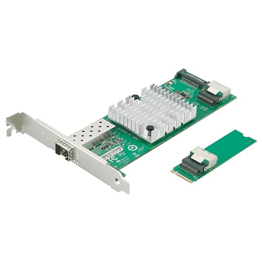 M.2 M-Key Single SFP+ Port 10G Ethernet LAN Adapter by IOCrest