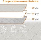 Fab totes 90L Clothes Storage, Foldable Thick Fabric Blanket Storage Bags - Image 6