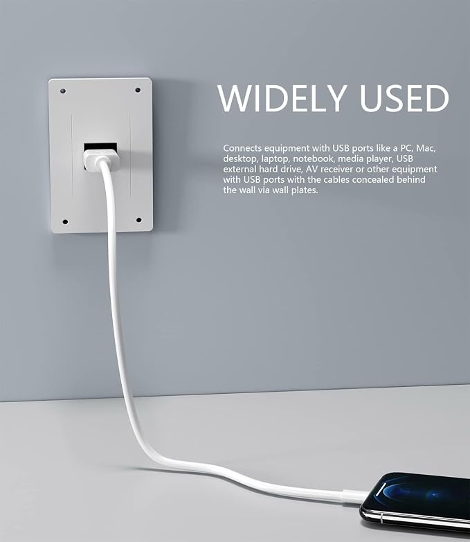PANPEO USB 3.0 Keystone Jack Insert – Female to Female Coupler - Image 4