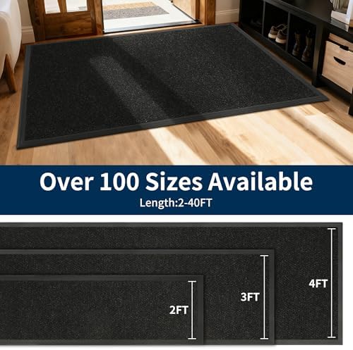 3'X40' Commercial Doormats, Thick Heavy-duty Custom Rubber Door Mat Outside - Image 2