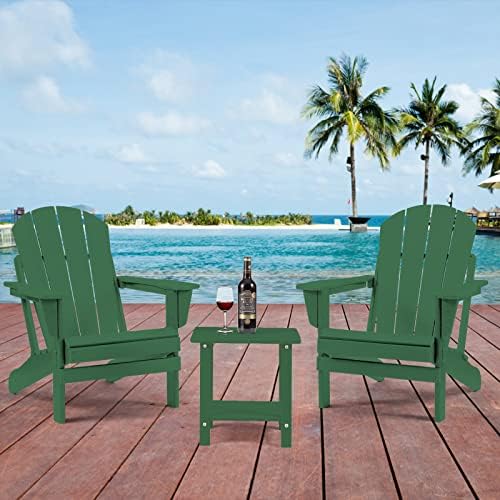 Apolimi Adirondack Outdoor Side Table, 2-Tier Sturdy Patio End Table Weather - Image 6