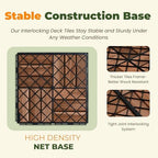 Jurax Interlocking Wood Deck Tiles - Image 6