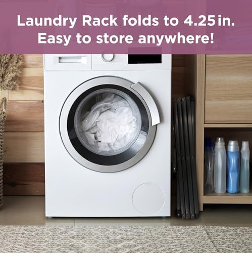 BLACK+DECKER 4-Tier Expandable Collapsible Clothes Drying Rack, Telescopic - Image 7