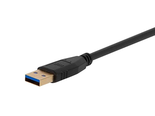 Monoprice - 138597 USB 3.0 Type-A to Type-A Cable - 3 Feet - Black, - Image 3