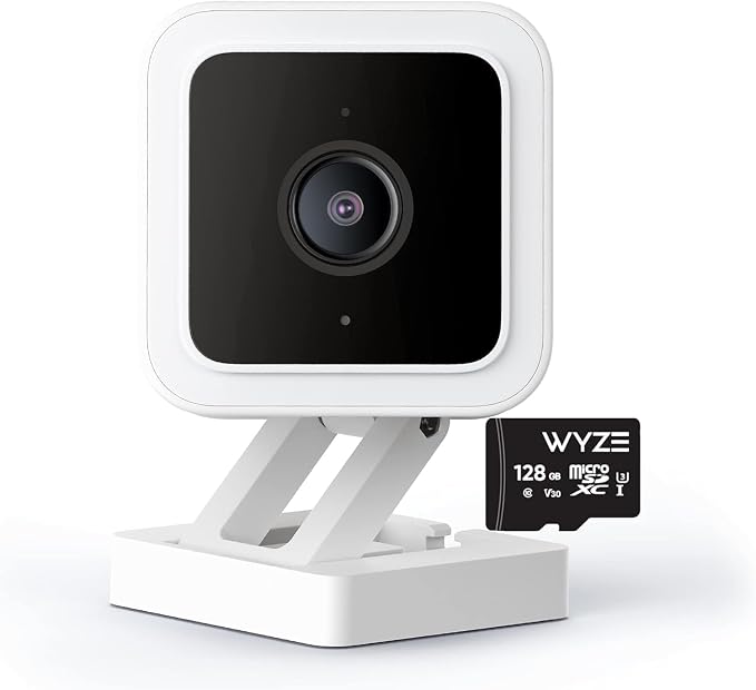 Cam V3 Smart Home Security Camera, Indoor/Outdoor Use, IP65-Rated 1080p Plug-in by WyzeLifestyle